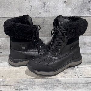 UGG Adirondack III Water Resistant Bootie In Black - Size - 7 .US Women’s